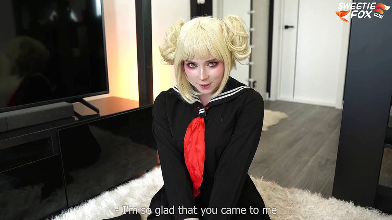 Sweetie Fox: Toga himiko głęboko ssie dużego kutasa, aż spuści się na...