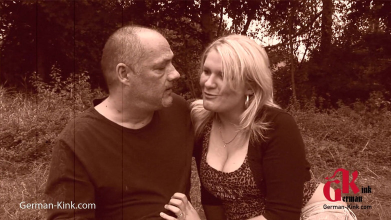 German Kink: Deepthroat and face fuck action for a poor blonde chick