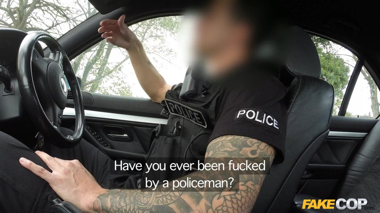 Fake Cop: Fake Cop - Unfaithful Girlfriend Candi Coxx Cucks Her BF