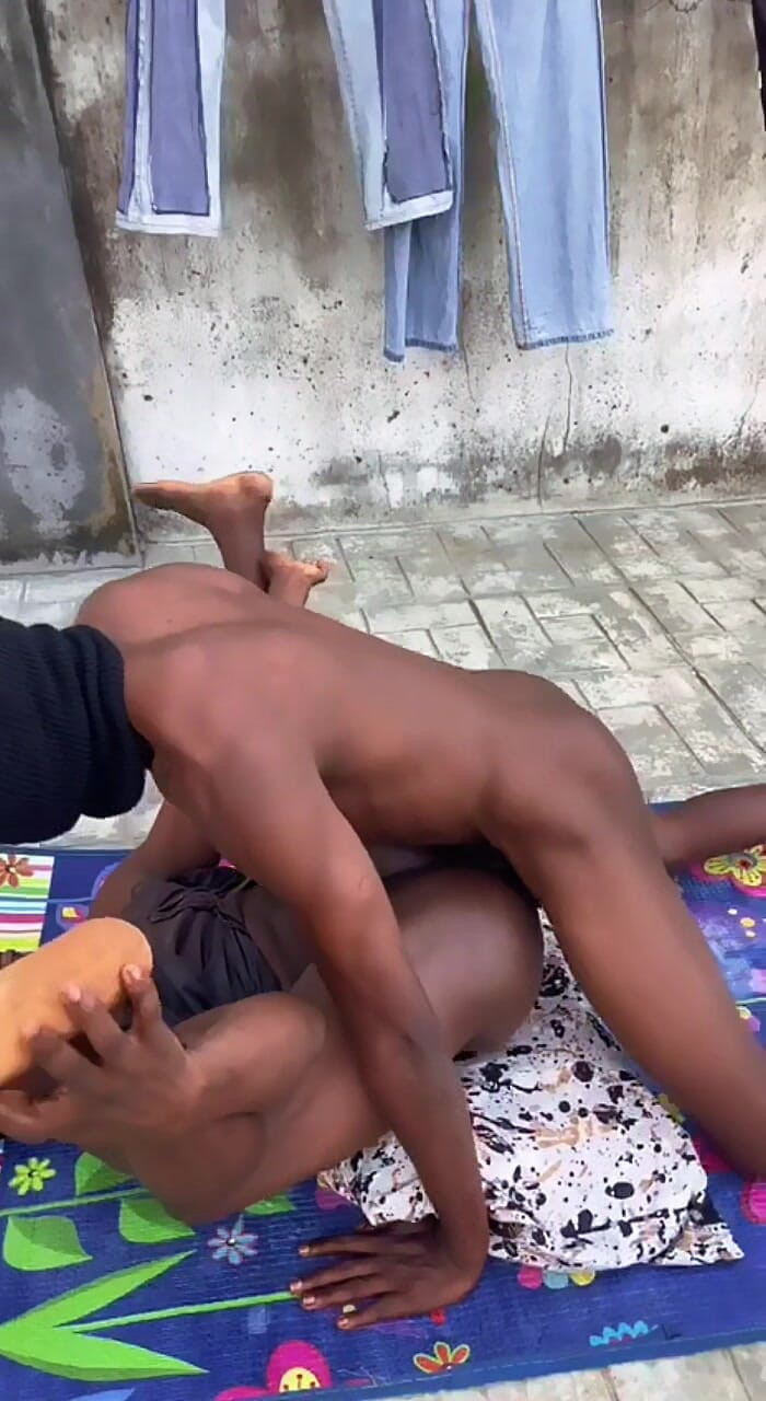 BLACKSHOOTERR: Outside Compound Anal Sex with Sassypussyy