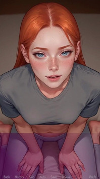 Nadržená manželka masturbuje na videohovoru se svým milencem - 3D Hentai animované porno - Mila Ai