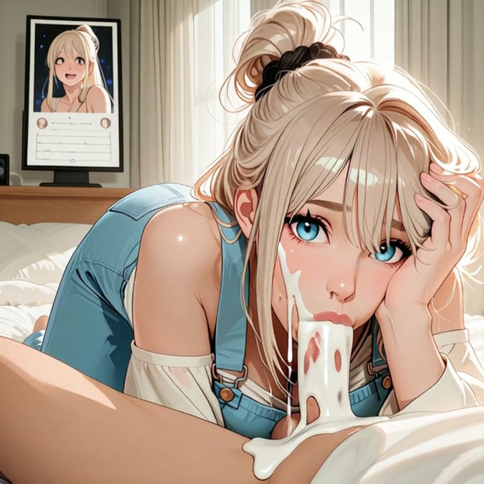 My night collection: งานอดิเรกที่เธอโปรดปรานกําลังดูดควยเล็กของพี่เลี้ยง (ai สร้างขึ้น)