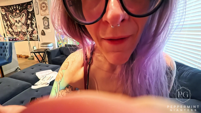 Peppermint Giantess: Tiny POV: Shoe-bound Tiny Gets the Full Giantess Treatment Socked,...