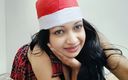 Yourdidipriya: Stepsister Priya Present Xmas Gift to Stepbrother in Student Dress