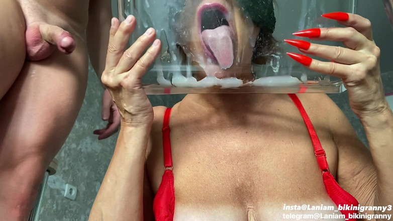 Ladyloveyoung60: Asmr 3 výstřiky za sebou pro fetiš kouření staré dámy.