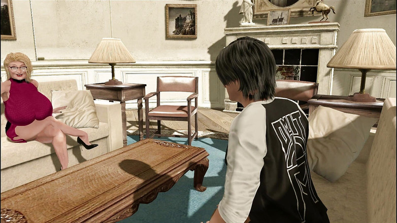 denisporco animation: Mama vitregă bunicuță cu țâțe giga