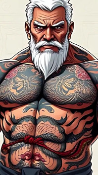 Ai Muscle and Fantasy Tatoo Men