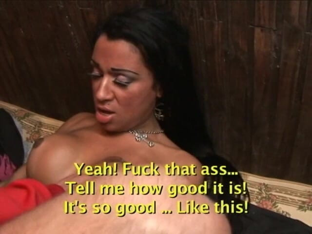 Shemales Tales: Filthy Shemale with Perky Tits Gets Melons Fondled Then Butt...