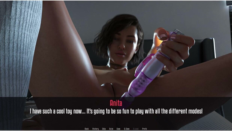 XXX Games Bunk: Anita's Internship - Gameplay - Roleplay - Stepdaughter Masturbated in Stepdaddy Bed