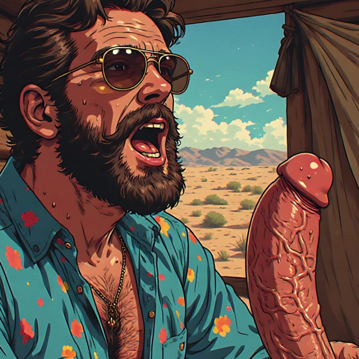 Erotic Man: Kawałki ssące w aviators art