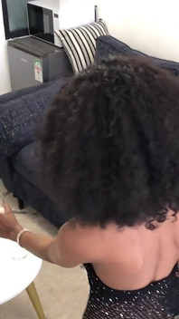 Ebony Babe Prepares for Raw BBC Fuck