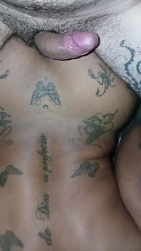 Big Ass Trans Dances Me with Her Huge Ass and Excites Me to Get Me to Touch My Cock