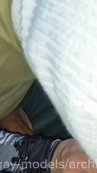 Roadside Fucking of a Stranger Bareback with Hot Cum in Ass and Mouth!