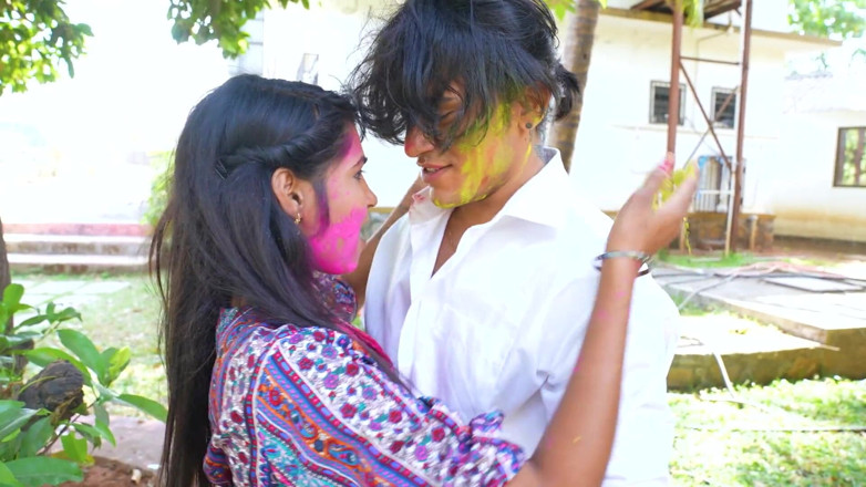 harry1: Bintang lucah panas India Sanjana Holi video kongkek khas