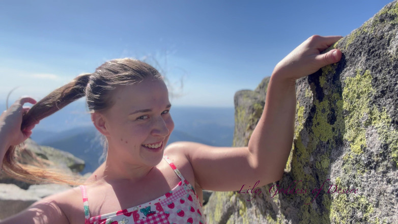 Petite blond your pure desire: A Stranger Man Recorded Me Masturbating in the Mountains