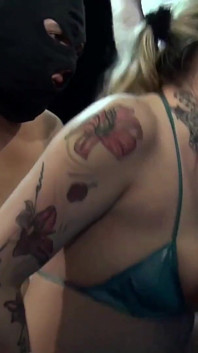 Piss & Facial Gangbang Party with BBW Arabella May