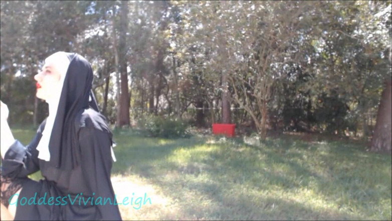 Goddess Vivian Leigh: Nun Smoking Outside