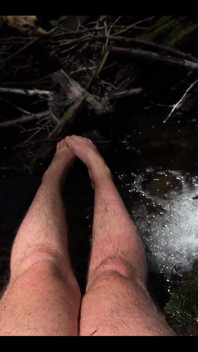 Rushing Water Against My Hirsute Legs