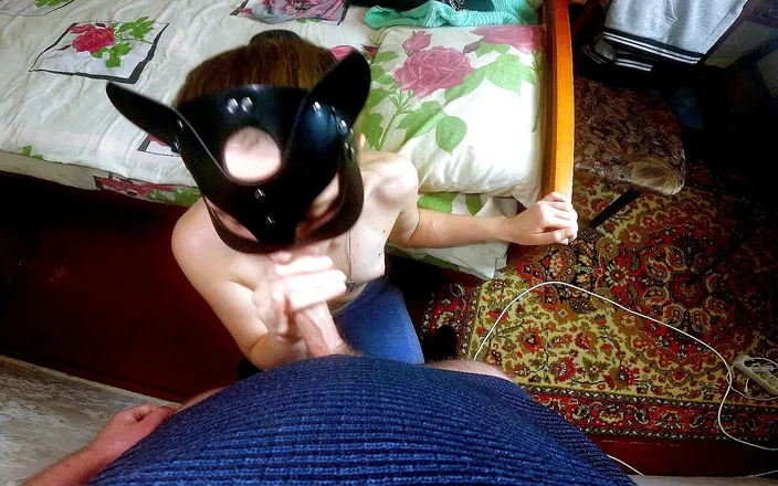 Love_Adventures: Stepsis gives stepbrother a blowjob! Filled her mouth with cum!
