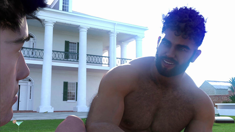 Femboy Maaya: Ethan iki kaslı babayla oynuyor