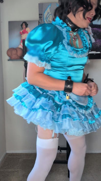 Getting Ready with Sissy Maid Candy!