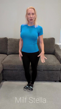 Blue Compression Shirt with Black Yoga Pants