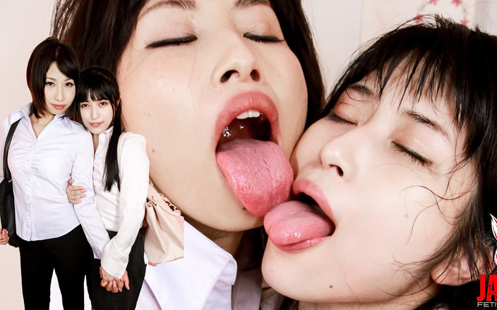 Japan Fetish Fusion: Duo lesbo appassionato: i baci intimi di yua e aine