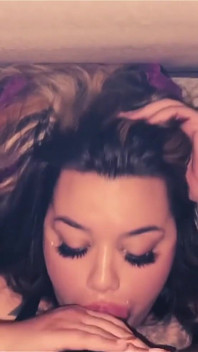 Khloe Lynn pawg dikongkek muka oleh kote hitam besar