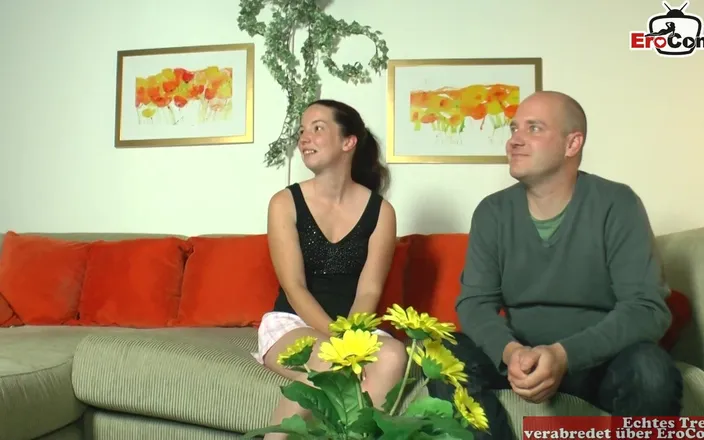 EroCom: Husband shares his skinny milf wife with small tits in...