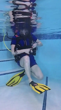 Bound Beneath the Surface - Scuba Tease & Rope Play in Vintage Wetsuit
