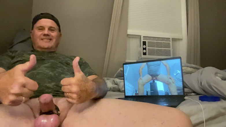 BIKEMAN25: Mă masturbez la unul dintre videoclipurile mele pe hamster