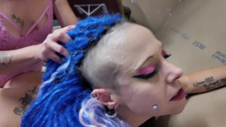 EdgesOfReality: Hard Strap on Fuck - Rough Girl on Girl