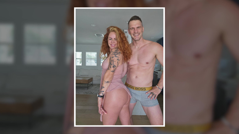 Tommy Wood XXX: Redhead MILF with Giant Boobs Fucked by Hunk Boyfriend