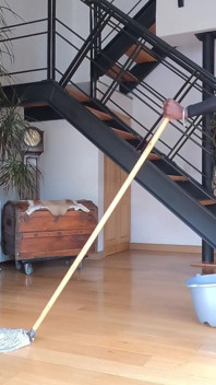 Mein chef lässt mich sein penthouse in high heels putzen