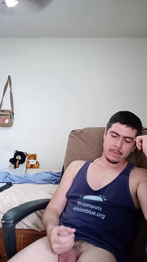 Tabasco Jake: Handsome Guy Playing with Cock and Cum