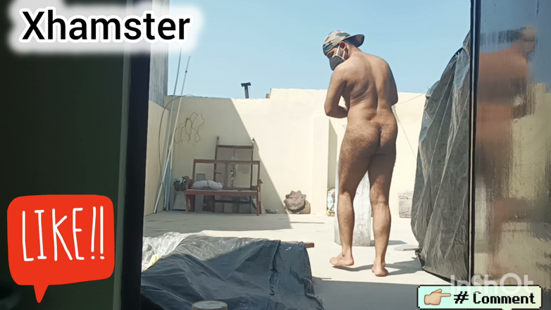 Sansuindia: Mandir Monk sokakta çıplak porno
