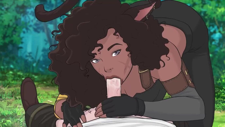 Studio-77: Neko Slut memberikan anda blowjob - permainan pengembaraan fantasi cepat