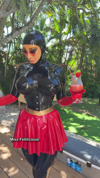 Wearing Full Latex in the Caribbean Heat Can Be Very Hot