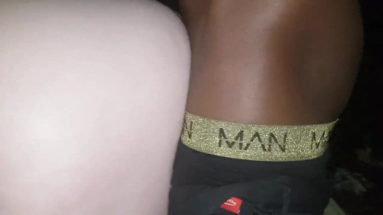 Real homemade BBW BBC porn: YoungEnglishBbw BBC Nata4sex pounding my pussy outdoor doggy