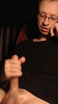 Straight Man Jerking and Cumming
