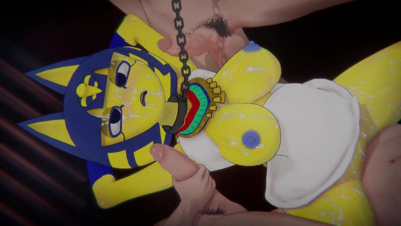 Tomu aisuman: [animal Crossing] - Ankha Entering the Zone (riding the Villager &amp; POV Zone...