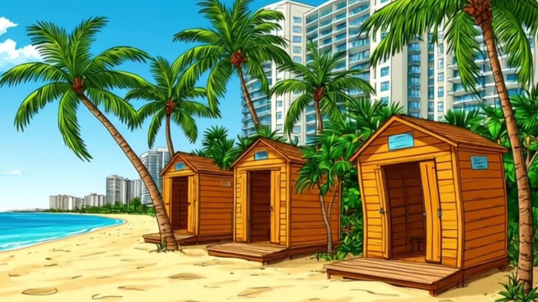 Octopussy Lovers Club: Cagna in spiaggia 2: figa piena di sperma. Parodia di simрsons...