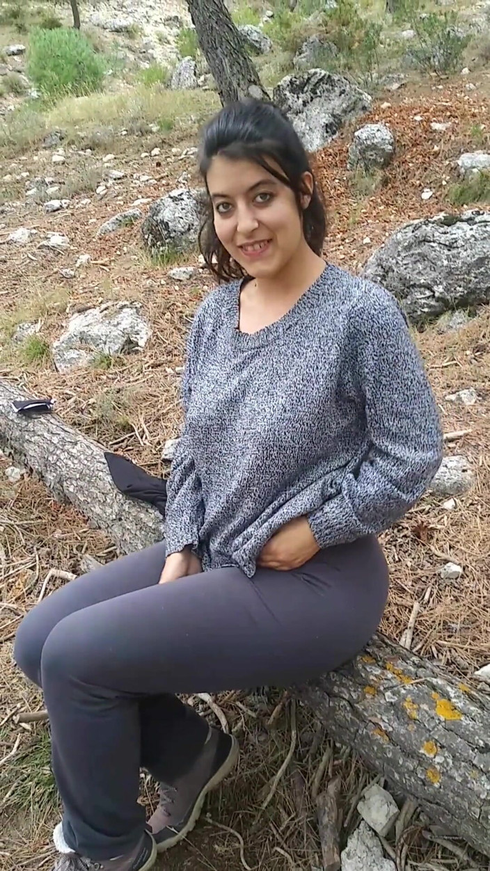 DragonGalaxy11: Outdoor sex and blowjob in the mountain with curvy brunette