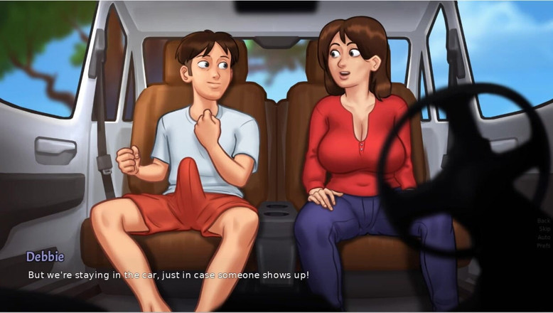 XXX Games Bunk: Summertime saga - gameplay - rollenspel - Debbie - autoseks