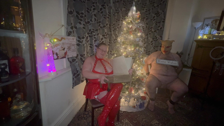 Aaexperiencesltd: Bà Kinkmas Christmas Story với Piggy của Satana.
