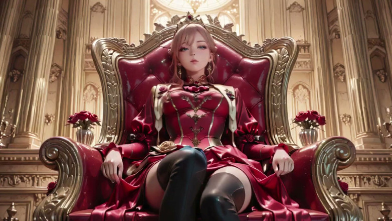 Seraphina Vale: Crimson Throne: the Pink-haired Queen's Lazy Coronation