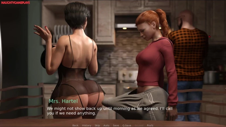 Naughty gameplays trans: Futanari Super Huge Cock Fucks Horny MILF Wife, Very Hot...
