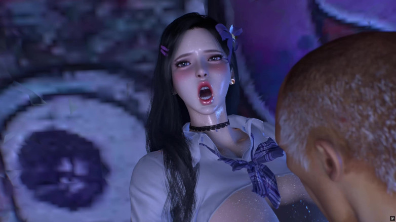 Why fuck so hard: 3D Big Boobs Cute Babe Wearing Cute Jk Dress Got...