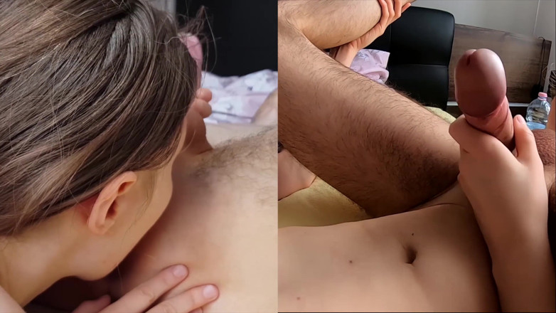 Cum_Passion: Гаряча тінка робить риммінг спермі, добірка
