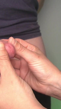 Perfect Foreskin and Balls Worshipping Handjob
